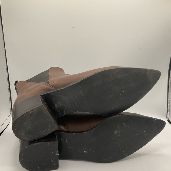 “ACNE STUDIO” “JENSON” Brown Leather Ankle Boots - Picture 8 of 16